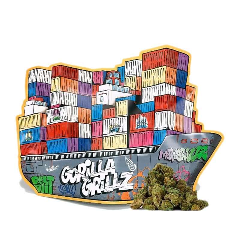 Gorilla Grillz Flores de CBD Small Buds 100 gramos